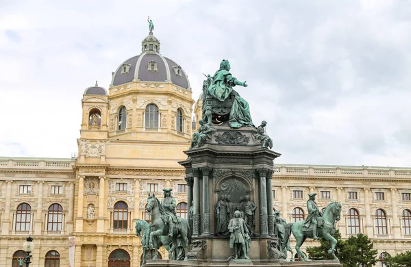 Mária Terézia Császárné Emlékműve Bécs Városában Ausztriában — Stock Fotó