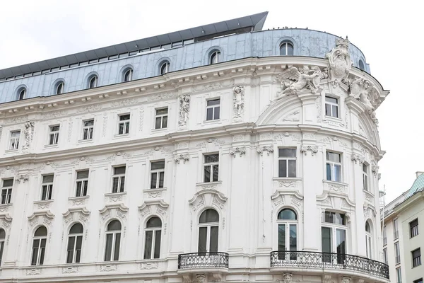 Fasada Budynku Wiedniu Austria — Zdjęcie stockowe