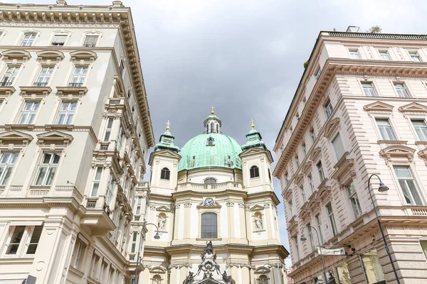 Peter Church Peterskirche Vienna City Austria — Stock Photo, Image