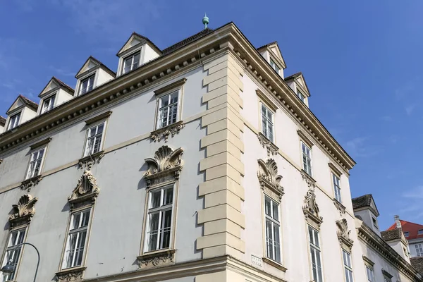 Fachada Edificio Ciudad Viena Austria —  Fotos de Stock
