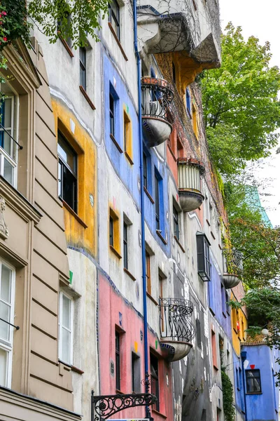 Hundertwasserhaus Landstrabe District Vienna City Austria —  Fotos de Stock