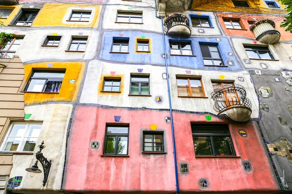 Hundertwasserhaus Landstrabe District Vienna City Austria —  Fotos de Stock