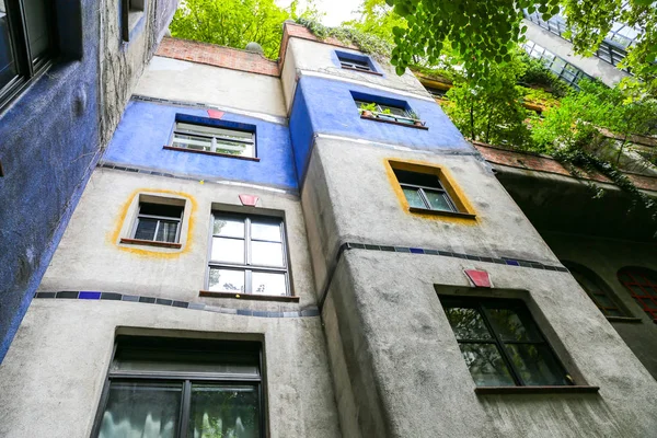 Hundertwasserhaus Landstrabe Okrese Město Vídeň Rakousko — Stock fotografie