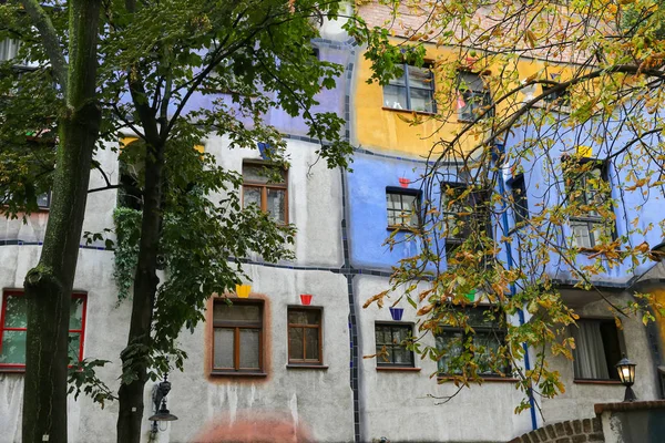 Hundertwasserhaus Landstrabe District Vienna City Austria — Stock Photo, Image