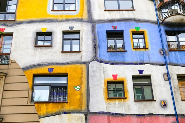 Hundertwasserhaus Landstrabe District Vienna City Austria — Stock Photo, Image