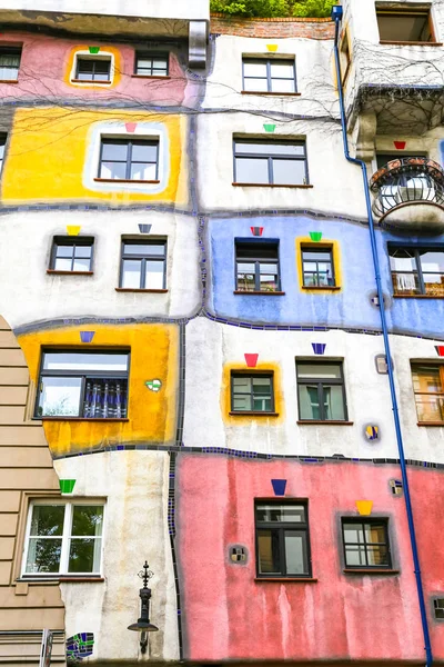 Hundertwasserhaus Landstrabe District Vienna City Austria —  Fotos de Stock