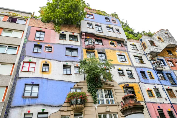 Hundertwasserhaus Landstrabe District Wien City Österrike — Stockfoto