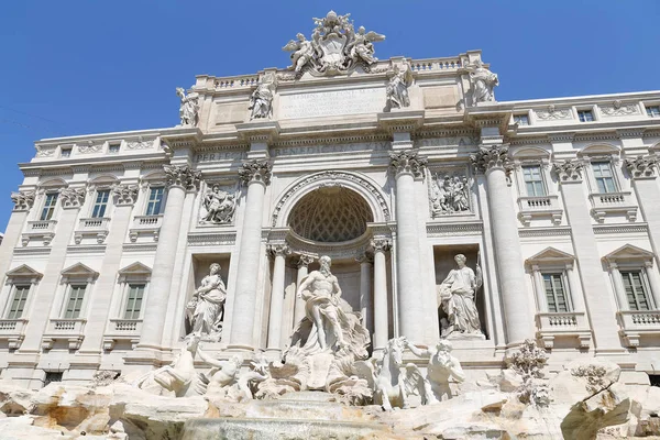 Fontana Trevi Fontana Trevi Rom Stad Italien — Stockfoto