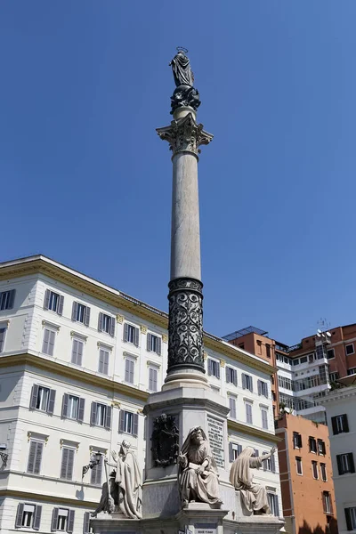 Colonna Dell Immacolata Concezione Roma — Foto Stock