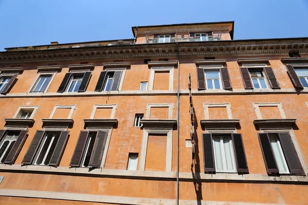 Facade Building Rome City Italy — Stock Photo, Image