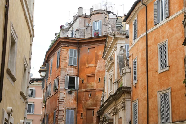 Facade Buildings Rome City Italy — Stock Photo, Image