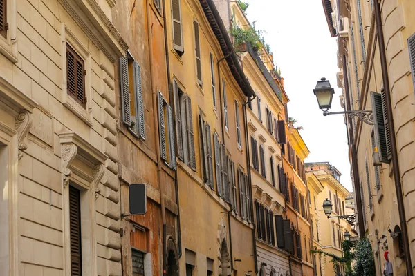 Фасад Будівлі Місті Рим Італія — стокове фото