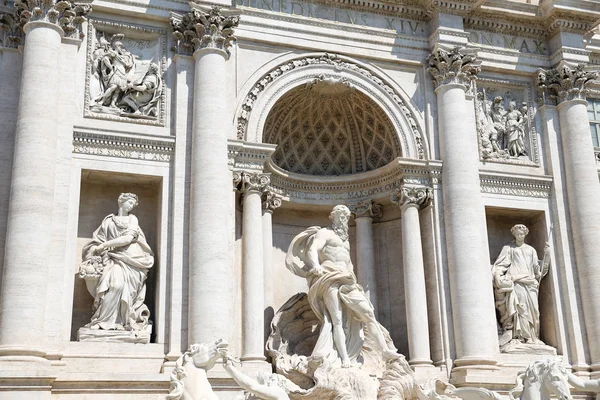 Trevi Brunnen Fontana Trevi Der Stadt Rom Italien — Stockfoto