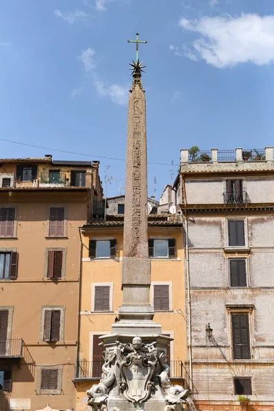 Obélisque Place Panthéon Piazza Della Rotonda Rome Italie — Photo