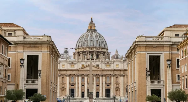 Peters Basilikan Vatikanstaten Rom City Italien — Stockfoto