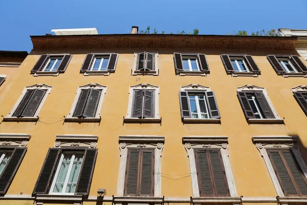 Фасад Здания Риме Италия Стоковое Фото