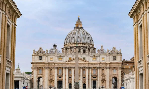 Peters Basilikan Vatikanstaten Rom City Italien — Stockfoto