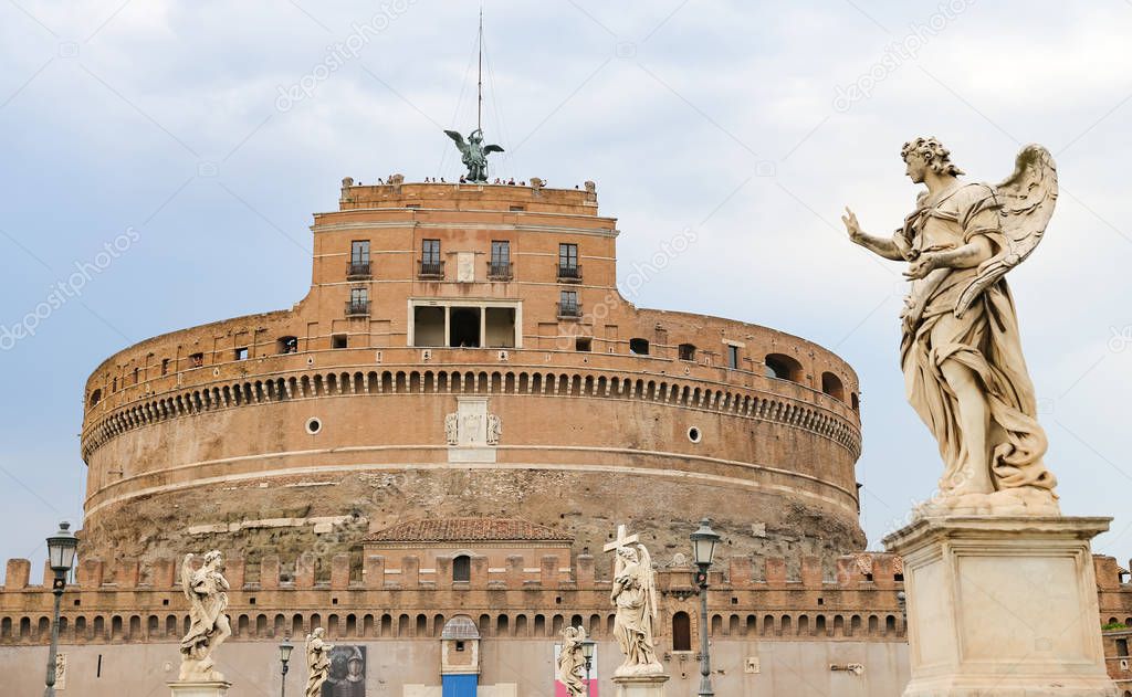 Mausoleum of Hadrian - Castel Sant Angelo in Rome City, Italy