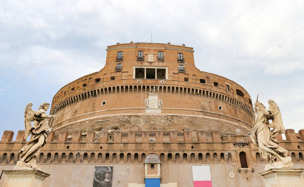 Mausoleum of Hadrian - Castel Sant Angelo in Rome City, Italy