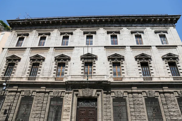 Fachada Edifício Roma Cidade Itália — Fotografia de Stock