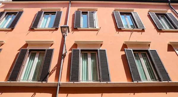 Fachada Edifício Roma Cidade Itália — Fotografia de Stock