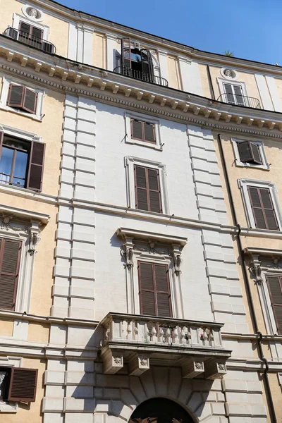 Fassade Eines Gebäudes Rom Italien — Stockfoto