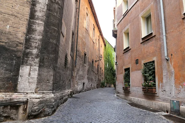 Fachada Edificios Roma Italia — Foto de Stock