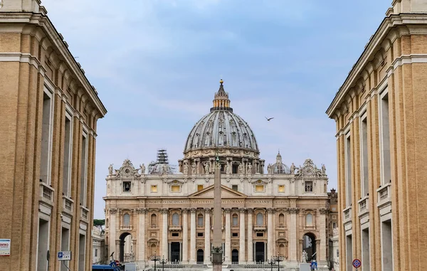 Peters Basilikan Vatikanstaten Rom City Italien — Stockfoto
