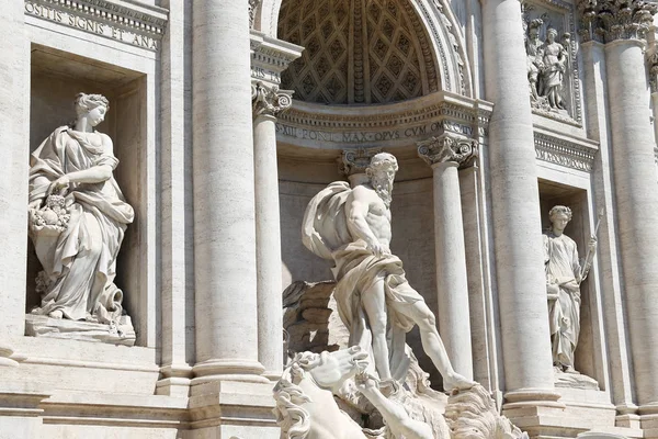 Fontana Trevi Fontana Trevi Rom Stad Italien — Stockfoto