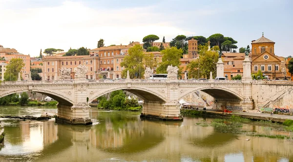 Ponte Vittorio Emanuele Roma Cidade Itália — Fotografia de Stock