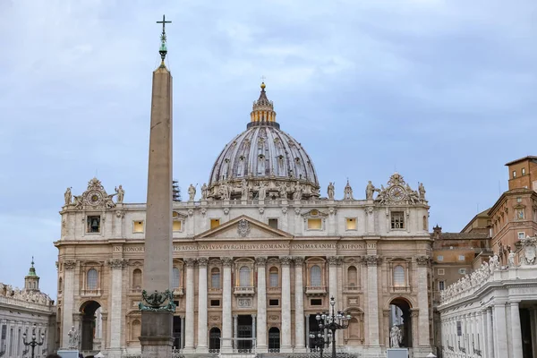 Peters Basilikan Vatikanstaten Rom City Italien — Stockfoto