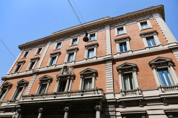 Fasada Budynku Mieście Rzym Włochy — Zdjęcie stockowe