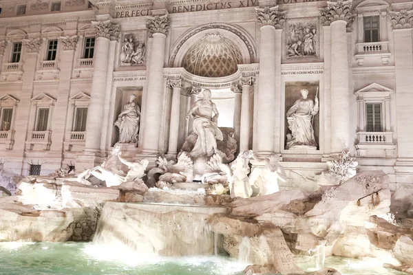 Fontana Trevi Fontana Trevi Rom Stad Italien — Stockfoto