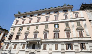 Cephe bir binanın Roma şehir, İtalya