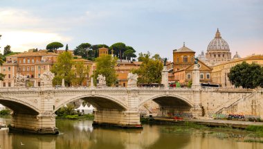 Ponte Vittorio Emanuele II Roma şehir, İtalya