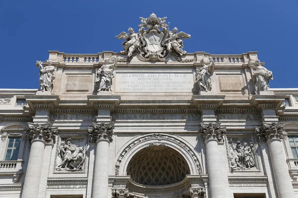 Trevi Çeşmesi Fontana Trevi Roma Şehir Talya — Stok fotoğraf