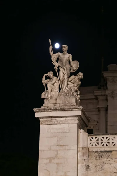 Statua Altare Della Patria Roma Città Italia — Foto Stock