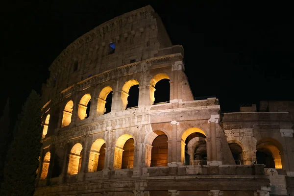 Colisée Nuit Rome Italie — Photo