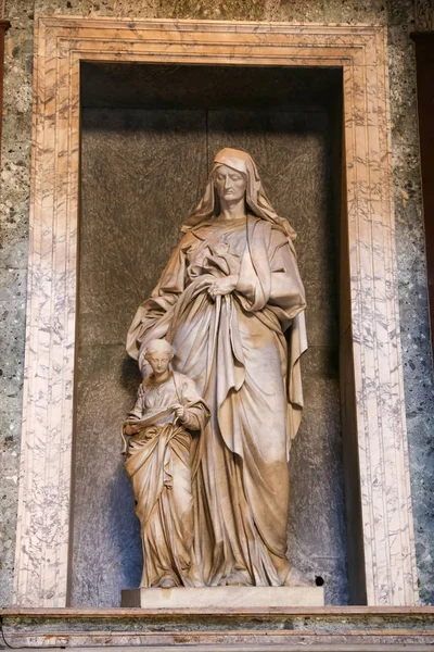 Rome Italy August 2018 Statue Josephs Chapel Pantheon Rome City — Stock Photo, Image