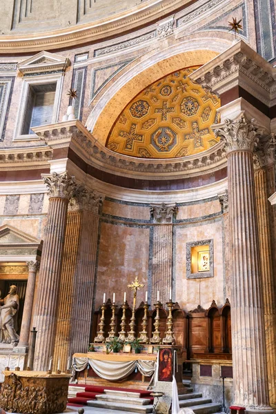 Rome Italy August 2018 Altar Pantheon Rome City — Stock Photo, Image