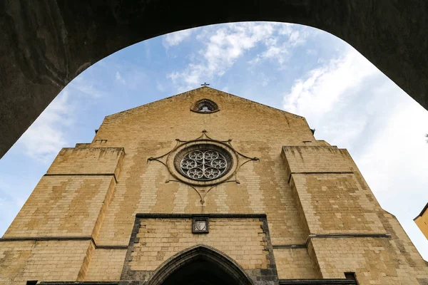 Santa Chiara Kyrka Neapel City Italien — Stockfoto