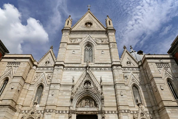 Facade Naples Cathedral Naples City Italy — Stock Photo, Image