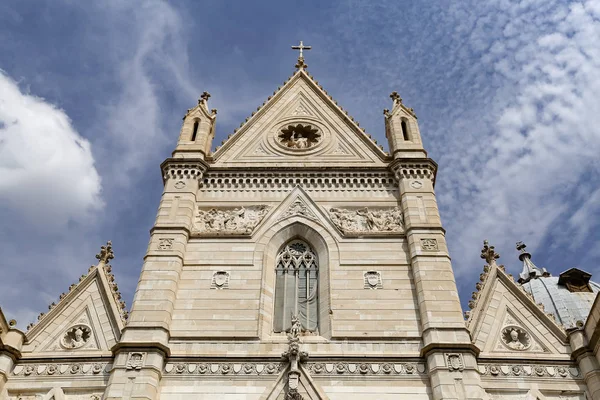 Fachada Catedral Nápoles Cidade Nápoles Itália — Fotografia de Stock