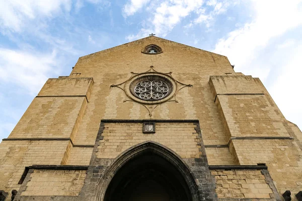 Santa Chiara Kyrka Neapel City Italien — Stockfoto