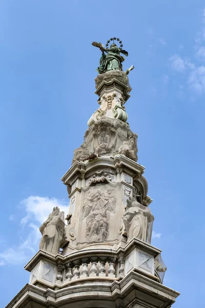 Wieża Niepokalanej Dziewicy Neapolu Włochy — Zdjęcie stockowe