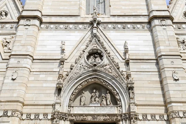 Fasad Neapels Katedral Neapel City Italien — Stockfoto