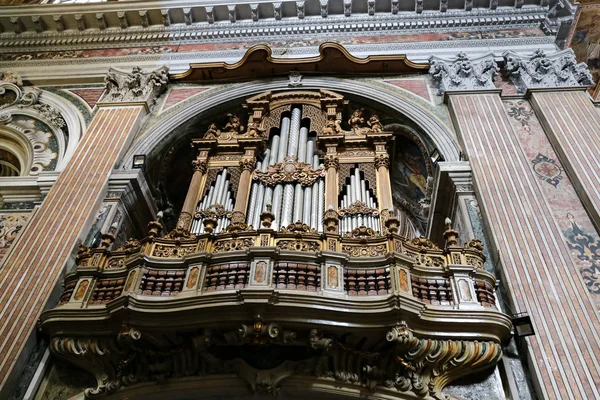 Naples Talya Ağustos 2018 Gesu Nuovo Kilise Içinde Napoli Şehir — Stok fotoğraf