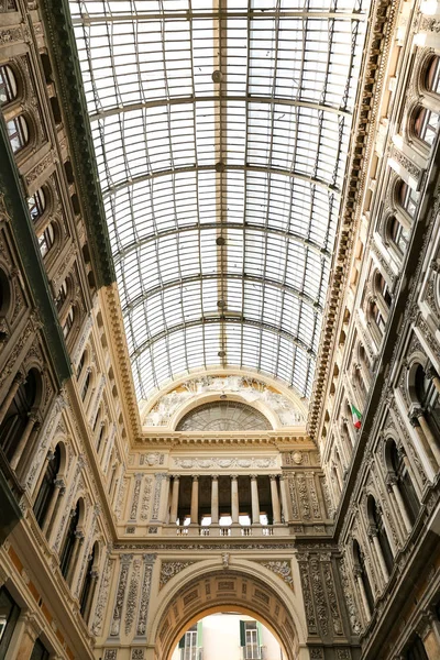 Неаполь Італія Серпня 2018 Всередині Galleria Умберто Місті Неаполь — стокове фото