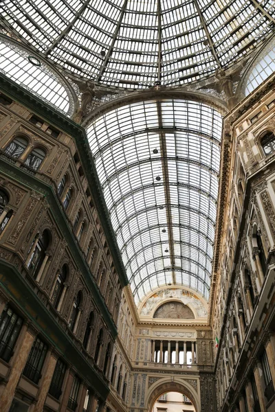 Νάπολη Ιταλία Αυγούστου 2018 Μέσα Από Εμπορικό Κέντρο Galleria Umberto — Φωτογραφία Αρχείου