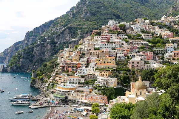 Vista Geral Positano Cidade Nápoles Cidade Itália — Fotografia de Stock